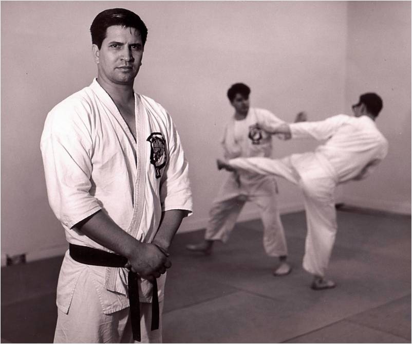 Ed Parker at the Pasadena studio